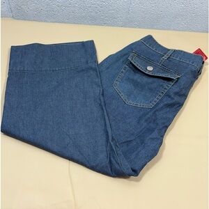 NWT Jacob wide leg jeans Capri​​​​​​​